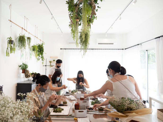 OUR FIRST: Succulent Bouquet Making Workshop