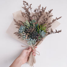 Load image into Gallery viewer, Evergreen Succulent Bouquet - Large
