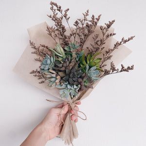 Evergreen Succulent Bouquet - Large