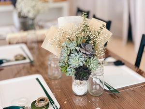Succulent Bouquet Making Workshop